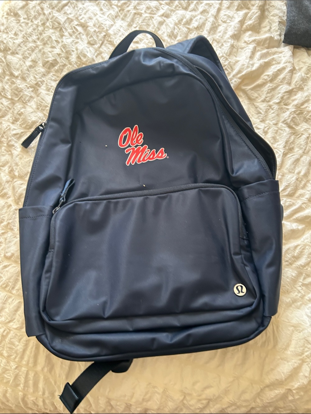 lululemon athletica Navy Ole Miss Logo Backpack